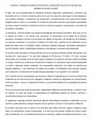 LOGROS Y AVANCES SIGNIFICATIVOS EN SU QUEHACER EDUCATIVO DESDE UNA PERSPECTIVA INCLUYENTE