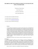 DESARROLLO DEL PENSAMIENTO CRITICO EN ESTUDIANTES DE NIVEL UNIVERSITARIO
