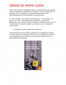 OBRAS DE MARIE CURIE