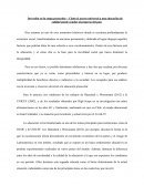 Ensayo: Inversión en la Etapa Preescolar