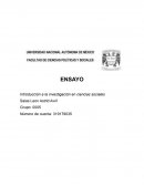 Introducción a la investigación en ciencias sociales