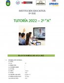 PLAN ANUAL TUTORIA– 2º