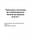 ESTRUCTURA Y FUNCIONES DE LA ADMINISTRACION GENERAL