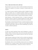 Derecho Internacional Privado - Unidad I