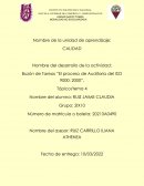 El proceso de Auditoria del ISO 9000: 2000