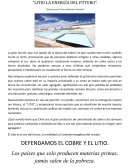 LITIO LA ENERGÍA DEL FUTURO