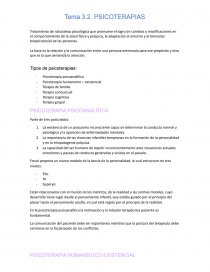 PSICOTERAPIAS. Página 1