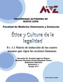 Ética y cultura de legalidad