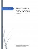 Resilencia y discapacidad