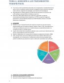 Adhesión a los tratamientos terapéuticos