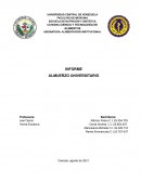 INFORME ALMUERZO UNIVERSITARIO