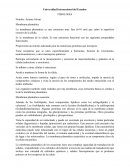 Apuntes sobre la membrana celular y transporte de membrana