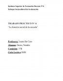 La función social de la escuela