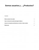 Somos usuarios y ... ¿Productos?