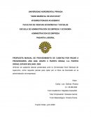 Administracion de empresa Pasantia laboral