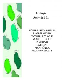 Ecología. Página 1
