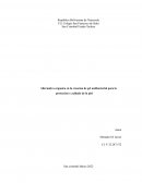 Alternativa organica en la creacion de gel antibacterial para la proteccion y cuidado de la piel