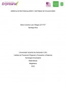 ARREGLOS RECTANGULARES Y SISTEMAS DE ECUACIONES