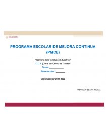 PMCE. Página 1
