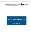 MANUAL OPERATIVO DE USUARIOS DEL MODULO DE SEGURIDAD