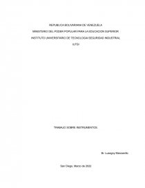 TRABAJO INSTRUMENTOS DE MEDICION. Página 1