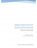 Proyecto de innovación “Somos parte de este nuevo reto escolar”
