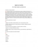 ¿Qué es una base de datos?