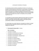La educacion universitaria en Venezuela