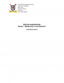 Informe experimental Sesión 1 “Mediciones e incertidumbre”