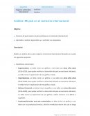 Análisis: Mi país en el comercio internacional