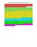 ¿Puede haber conocimiento que sea independiente de la cultura?