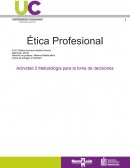 Metodología para la toma de decisiones