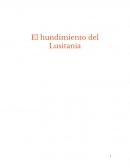 El hundimiento del Lusitania