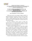 LA CALIDAD DE SERVICIO COMO MEDIO GERENCIAL EN LOS SERVICIOS DE POLICÍA