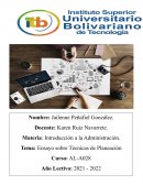 Técnicas de plameación