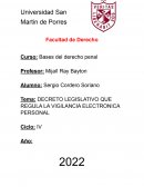 DECRETO LEGISLATIVO QUE REGULA LA VIGILANCIA ELECTRONICA PERSONAL
