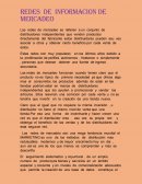 REDES DE INFORMACION DE MERCADEO