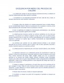 Excelencia por medio del proceso de Calidad