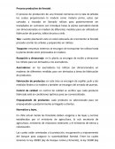 Proceso productivo de forestal