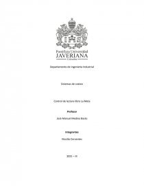 Control lectura capitulos la meta. Página 1