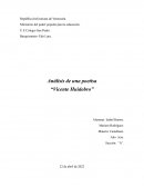 Análisis de una poetisa “Vicente Huidobro”