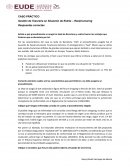 CASO PRÁCTICO.- Gestión de Tesorería en Situación de Estrés - Reestructuring