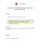 Construcción de ítems - Matemáticas Financieras – Segunda Unidad