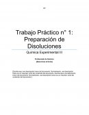 Trabajo Práctico n° 1: Preparación de Disoluciones