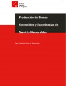 Producción de Bienes Sostenibles y Experiencias de Servicio Memorables - Caso TOC