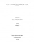 INFORME DE LECTURA DEL CAPITULO 7,8 Y 9 DEL LIBRO VIVIR PARA TRIUNFAR