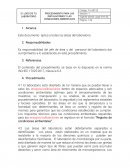 PROCEDIMIENTO PARA LAS INSTALACIONES Y LAS CONDICIONES AMBIENTALES
