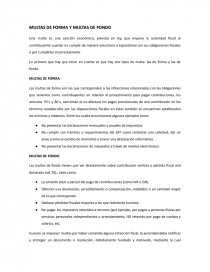 Multa de forma y fondo. Página 1