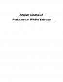 What Makes an Effective Executive