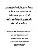 Violaciones hacia los derechos humanos de ciudadanos por parte de autoridades policiales